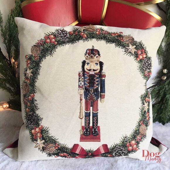 Choose 1 CALDEIRA Luxury Cross-stitch Embroidered Tapestry Pillow - Picture 6 of 12